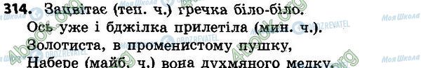 ГДЗ Українська мова 4 клас сторінка 314